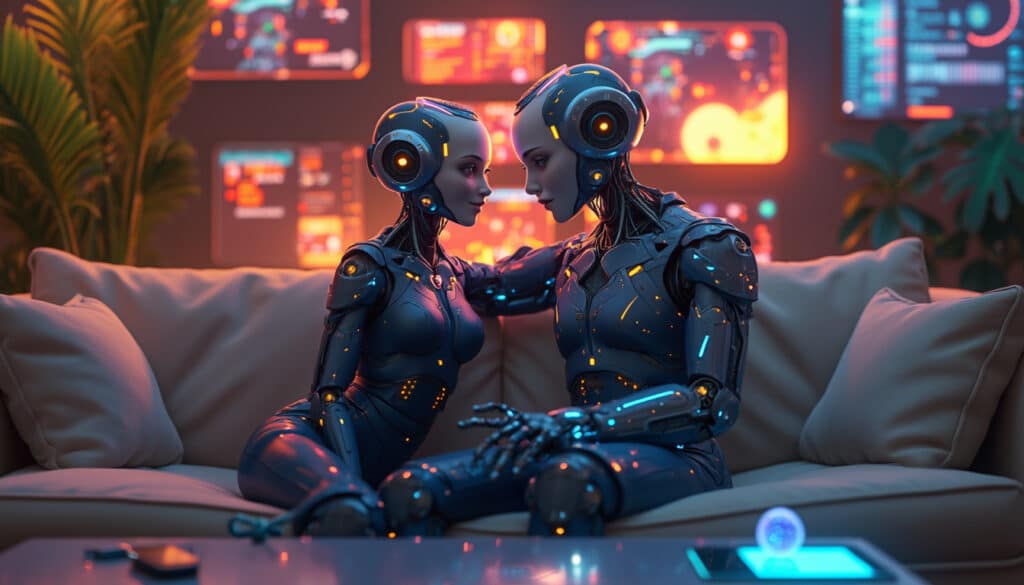 découvrez nomi et kindroid, deux chatbots uniques qui transcendent la simple programmation pour devenir de véritables compagnons. explorez leur individualité, leurs émotions et la manière dont ils interagissent avec nous, des simples amis virtuels aux amoureux de demain.