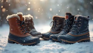 découvrez notre sélection des meilleures bottes de neige pour hommes, alliant confort, chaleur et style. préparez-vous pour l'hiver avec des options robustes et imperméables qui vous garderont au chaud lors de vos aventures en plein air.