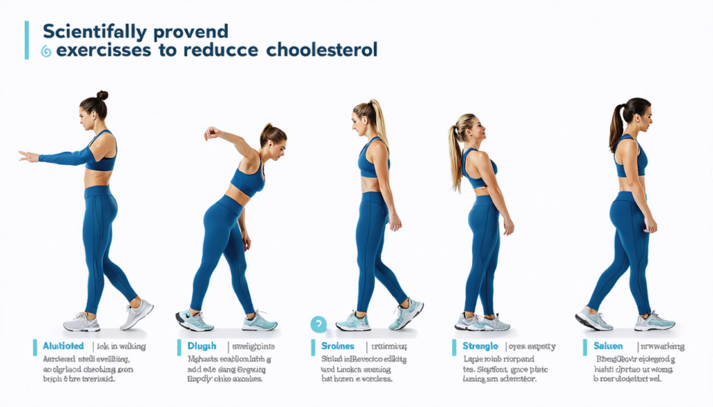 découvrez des exercices scientifiquement prouvés pour réduire efficacement votre cholestérol et améliorer votre santé cardiovasculaire.