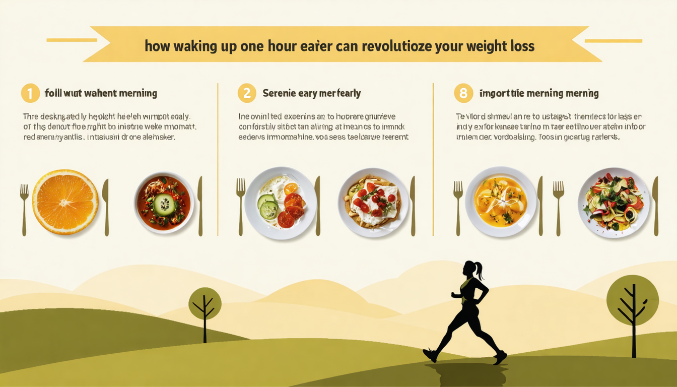 découvrez comment se lever une heure plus tôt peut transformer votre routine et booster efficacement votre perte de poids grâce à des habitudes matinales simples et motivantes.