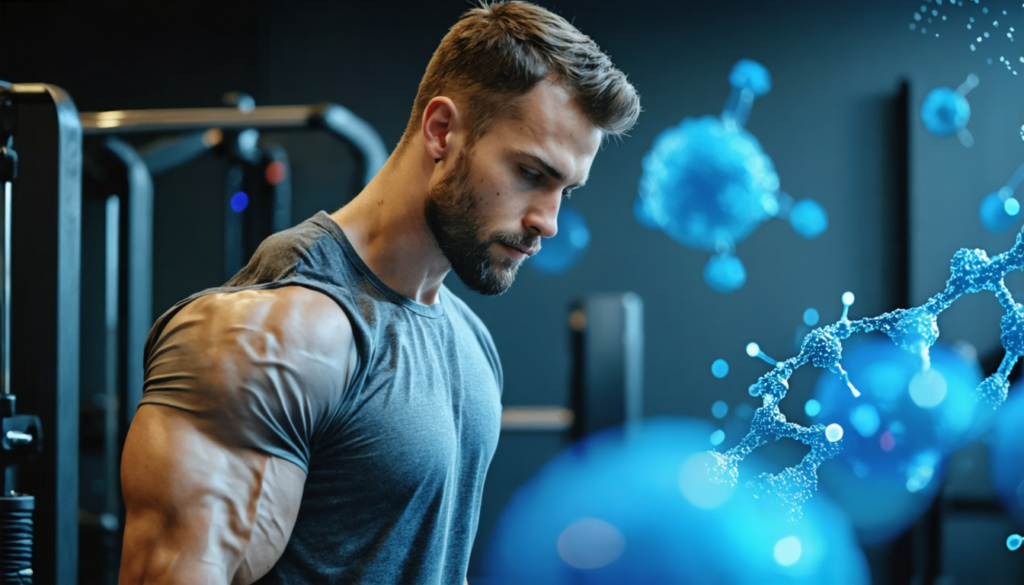 découvrez comment les peptides permettent aux bodybuilders et amateurs de gym d'accélérer leur récupération après l'effort pour des performances optimales et une meilleure croissance musculaire.